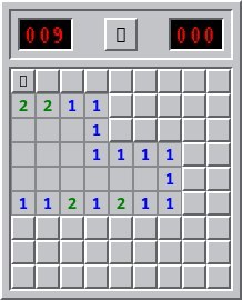 TropicGames Minesweeper in the classic Windows style
